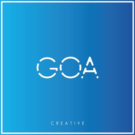 Premium Vector Goa Premium Vector Latter Logo Design Creative Logo