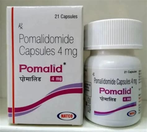 Pomalid Pomalidomide 4 Mg Capsules Prescription At Rs 15999 Bottle In