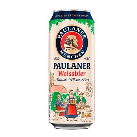 Cerveza Paulaner Weissbier 601920 X500 Ml Lata Home Sentry