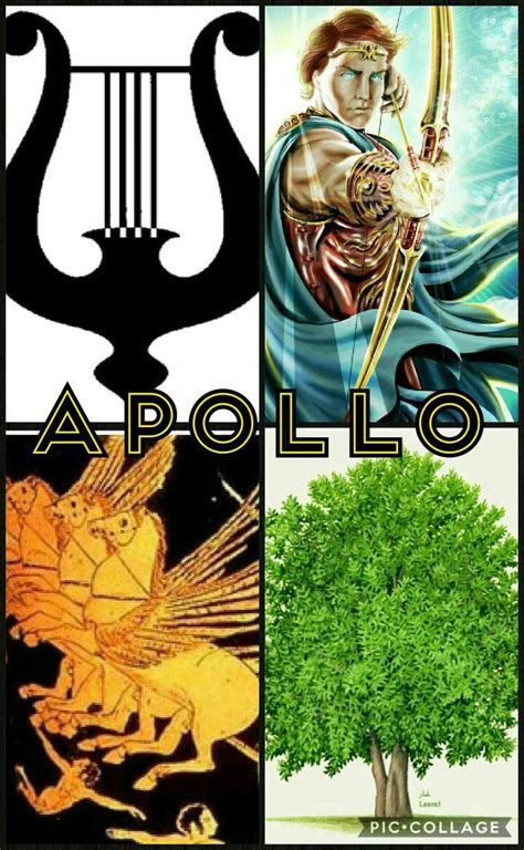 Apollo was the god of many things, prophecy, oracles, music, song ...