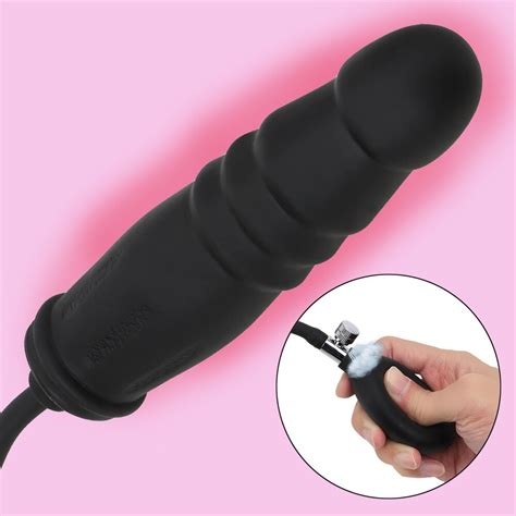 Consoladores inflables para mujeres y hombres tapón Anal expansor