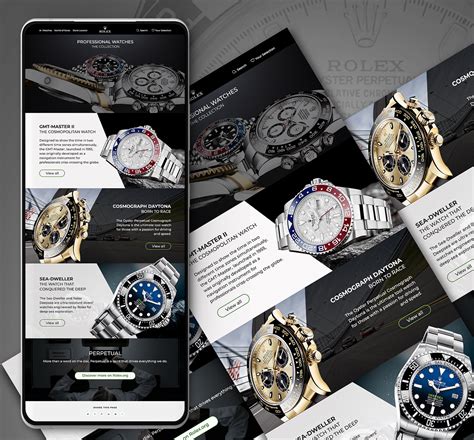 Newsletter Design Rolex Watches On Behance