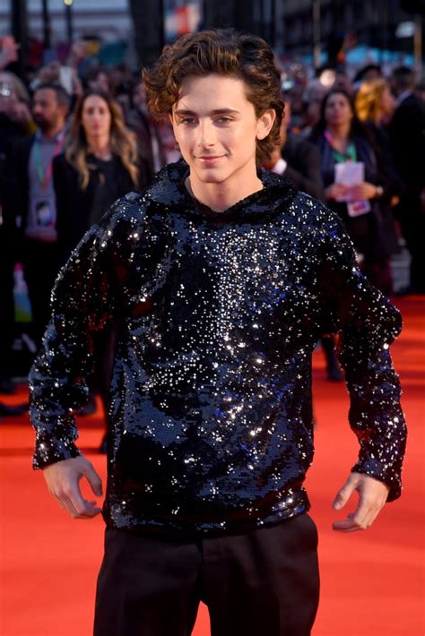 Timothée Chalamet at The King UK Premiere Pictures | POPSUGAR Fashion ...