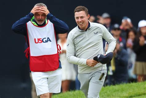 Look: Matt Fitzpatrick's Caddie Goes Viral After U.S. Open Win - The Spun