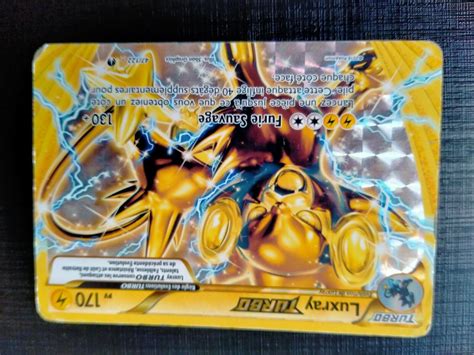 Carte Pokemon Turbo Luxray Endommag Prix Ebay