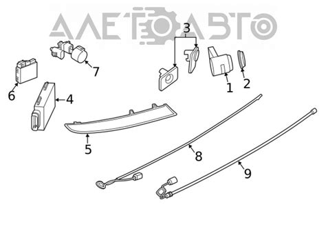 Парктроник задний BMW X3 G01 18-21 боковой на накладке 66207850461 ...