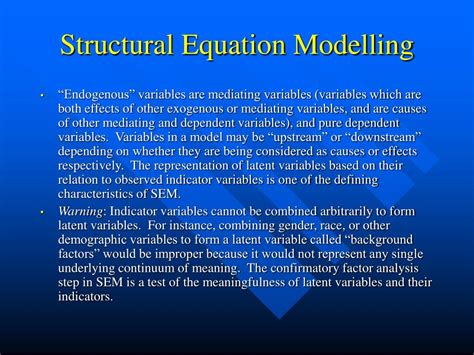 Ppt Structural Equation Modelling Powerpoint Presentation Free Download Id 3759403