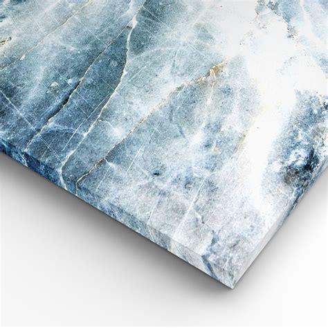 Canvas Print X Cm Wall Art Picture Imitation Stone Marble Framed