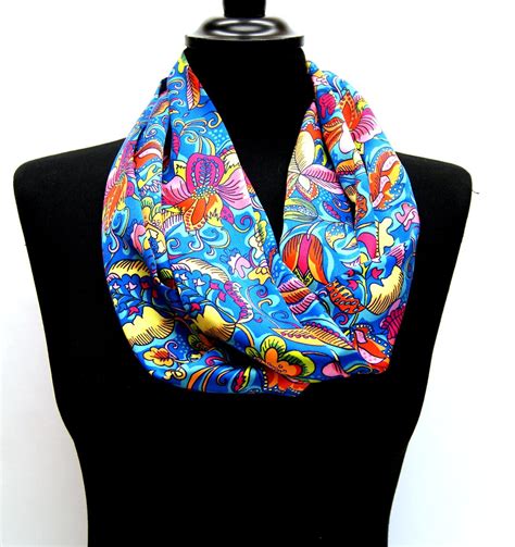 Liberty Belgravia Silk Satin Scarf Designed And Made In Scotland By