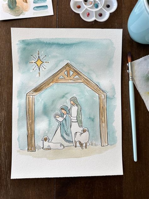 DIY Kit Nativity Scene DIY Kit for Women Family Night - Etsy