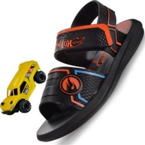 Sandália Infantil Hot Wheels Monster Car Grendene Kids 22342 Preto Compre Agora Dafiti Brasil