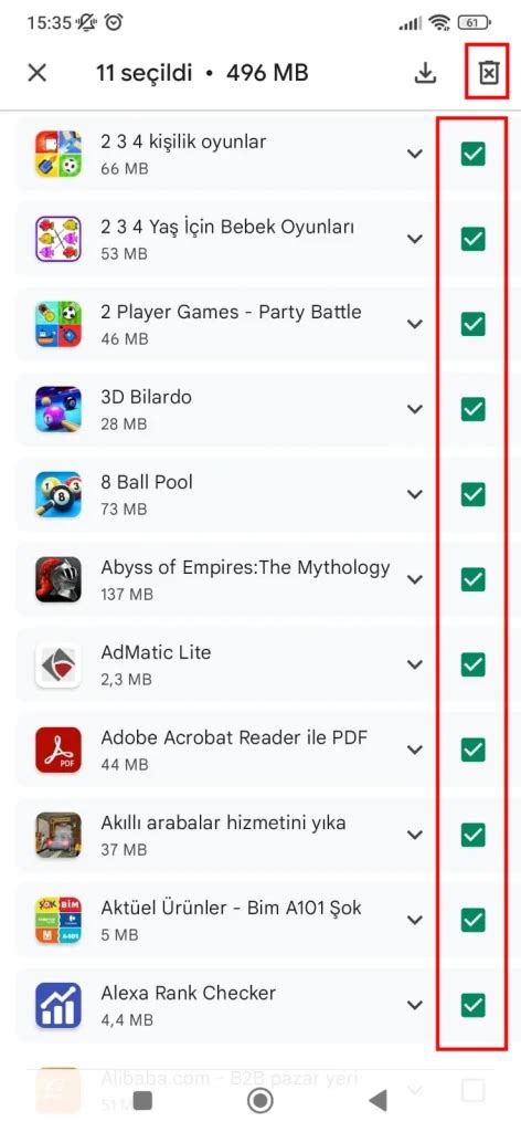 Play Store Arama Ge Mi I Silme Ndirme Ge Mi I Ve Silinen