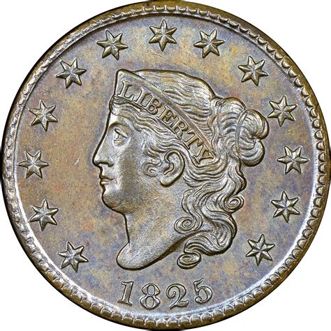 1825 1C MS Coronet Head Cents | NGC