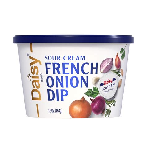 Daisy Sour Cream French Onion Dip, 16 oz Tub (Refrigerated) - Walmart.com