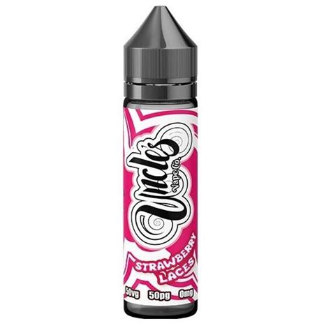 Uncles Vape Co Strawberry Laces E Liquid 50ml 50 50 Electronic