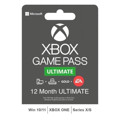 Комплект Xbox Game Pass Ultimate 12 місяців Game Pass Console Pc