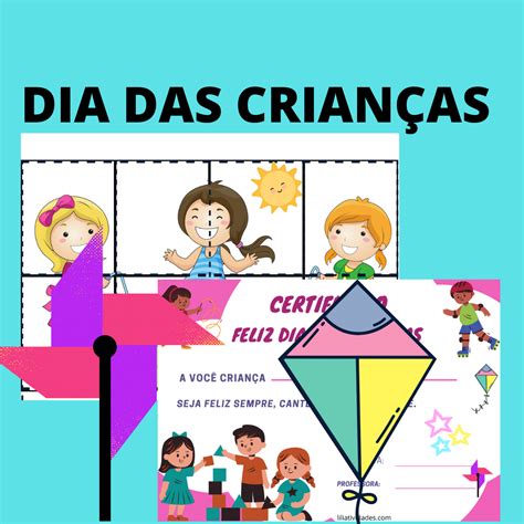Quebra Cabeça Dia Das Crianças - DIA DAS CRIANÇAS - CERTIFICADO E QUEBRA-CABEÇA
