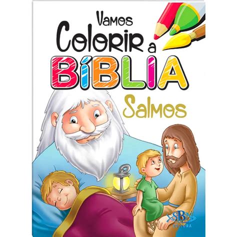 Livro Vamos Colorir a Bíblia Salmos Lupel