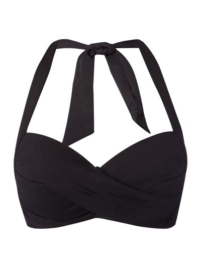 Seafolly Bikini Oberteil Mit Neckholder Black Online Kaufen