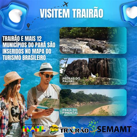 Trair O E Mais Munic Pios Do Par S O Inseridos No Mapa Do Turismo