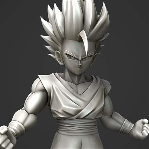 Gohan Goku Dragon Ball Printable 3d Model 3d Printable Cgtrader