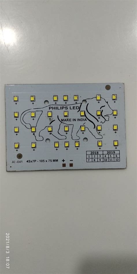 Alluminium Copper 35micron 30W BACK CHOWK FLOOD LIGHT MCPCB Number