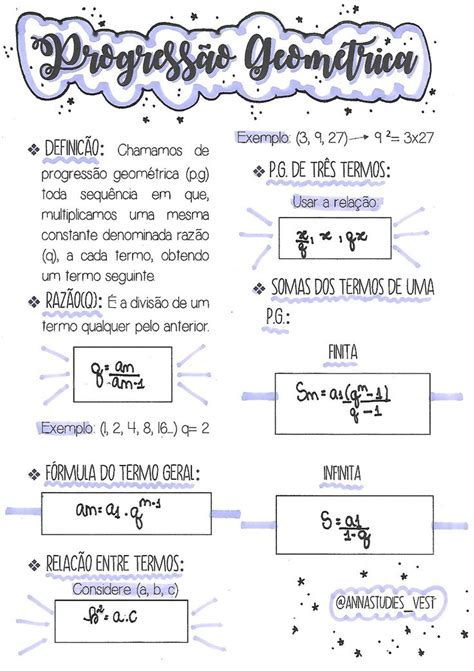 Complete A Fórmula Recursiva Da Progressão Geométrica - Fórmula Progressão Geométrica | Fórmulas explícitas e recursivas para ...