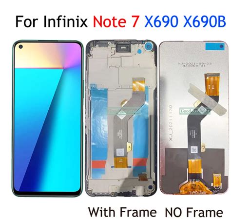 6 95” For Infinix Note 7 X690 X690b Lcd Display Touch Screen Digitizer Assembly Ebay