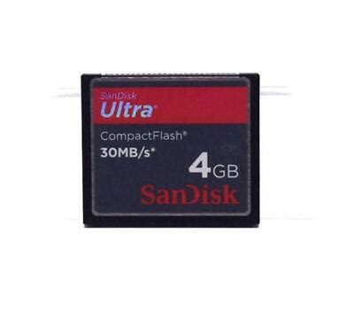 Sandisk Gb Mb S Ultra Cf Compact Flash Memory Card Vgc Sdcfh