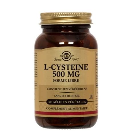 Solgar L-Cysteine 500 мг / 30 капсули 9739 Н Ацетил Цистеин на су