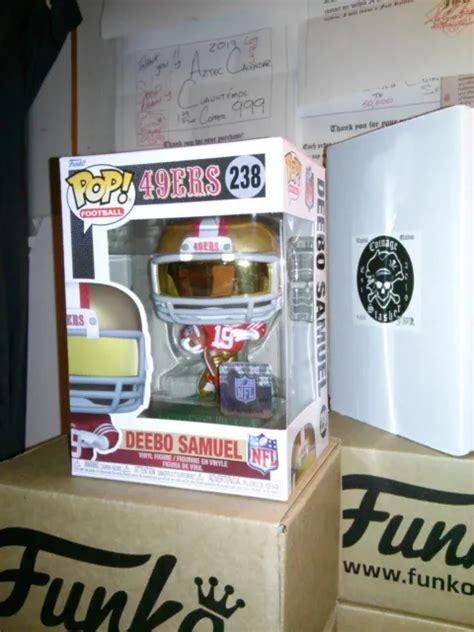 FUNKO POP DBL Boxe DEEBO SAMUEL 238 NEUF COMME NEUF NFL San