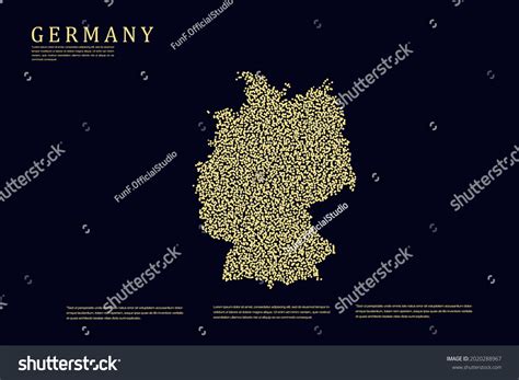 Germany Map World Map International Vector เวกเตอร์สต็อก ปลอดค่า