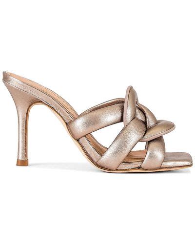 Metallic COACH Heels For Women Lyst