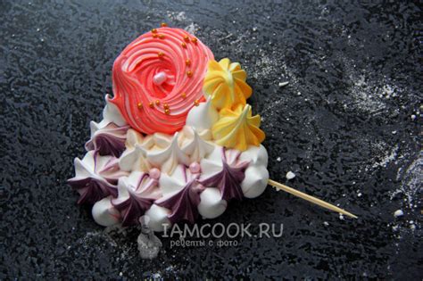 Безе Сердечки на палочке — рецепт с фото пошагово