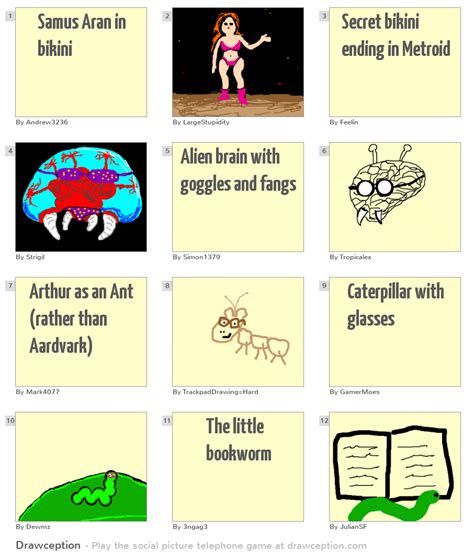 Samus Aran In Bikini Drawception