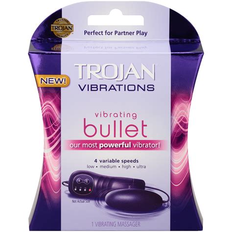 Trojan Vibrations Vibrating Bullet Personal Massager