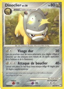 Dinoclier 63 123 Diamant et Perle Trésors Mystérieux carte Pokemon