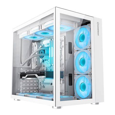 Gamemax Infinity Mid Tower Atx Pc Gaming Case With X Dual Ring Argb