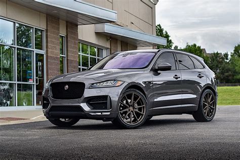 Jaguar F Pace Grey Vossen HF 3 Wheel Front