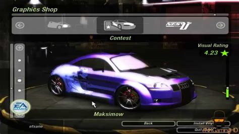 Need For Speed Underground 2 Tuning Audi Tt Youtube