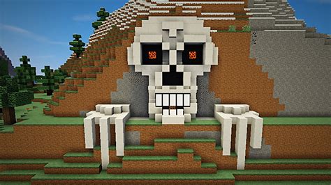 MINECRAFT COMO HACER UNA CASA CABEZA DE ESQUELETO MINECRAFT SURVIVAL