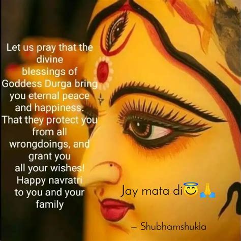 Jay Mata Di Quotes Writings By Shubham Shukla Yourquote