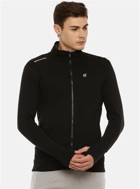 Buy Macroman M Series Men Black Solid Cotton Single Jacket Online At