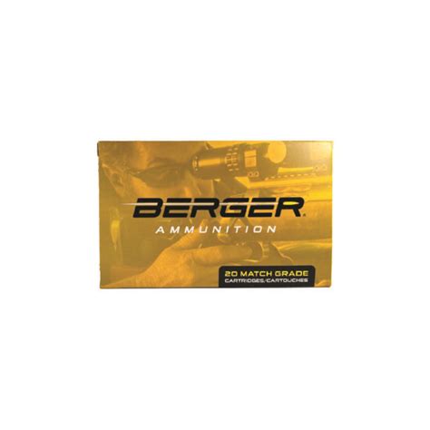 300 PRC 215 Grain Hybrid Target Rifle Ammunition Berger Bullets