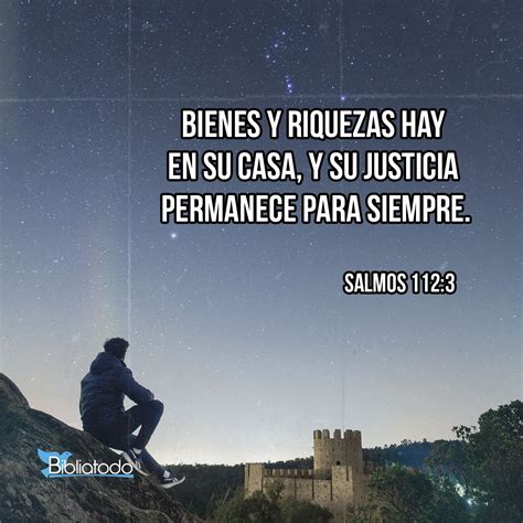 Salmos 112 3 RV1960 Bienes Y Riquezas Hay En Su Casa Y Su Justicia