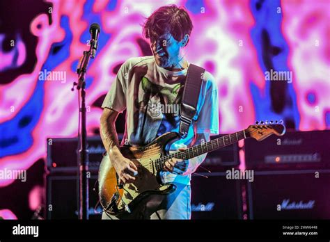 John Frusciante Guitar Red Hot Chili Peppers Live In Buenos Aires Argentina Stock Photo Alamy