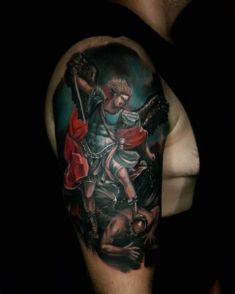 5 Symbolic Meanings Of St Michael Tattoos Inspiring Tattoo Designs