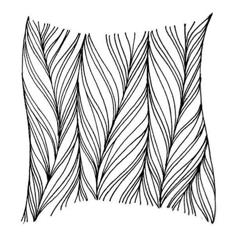 Zentangle Pattern Flameta Damy Zentangle