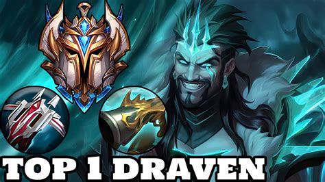 Wild Rift Draven Top 1 Draven Gameplay Rank Challenger YouTube