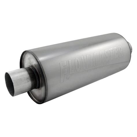 Flowmaster® 12014310 Dbx Series™ Stainless Steel Round Laminar Flow Gray Exhaust Muffler 2